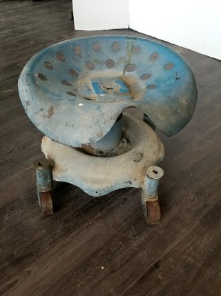 Item #259 — Vintage Rolling Shop Stool photo 1 of 2