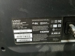 Item #232 — Vizio 24 inch Black Flat Screen TV photo 3 of 3