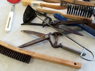 Item #87 — Vintage Hand Tools & Brushes Lot photo 6 of 6
