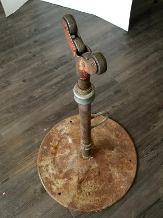 Item #254 — METAL Stand approx 3 foot tall photo 2 of 2