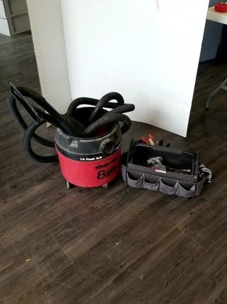 Item #253 — Shop-Vac & Tool Bag Set photo 1 of 6