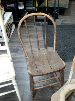 Item #233 — Four Wooden Chairs photo 3 of 6