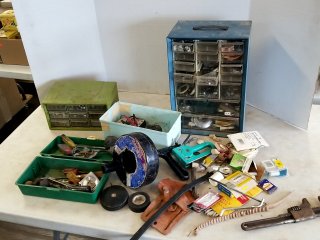 Item #239 — Vintage Tool Lot with Organizer Cabinets photo 1 of 7