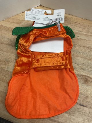 Item #85 — Pumpkin Dog Halloween Costume photo 2 of 3