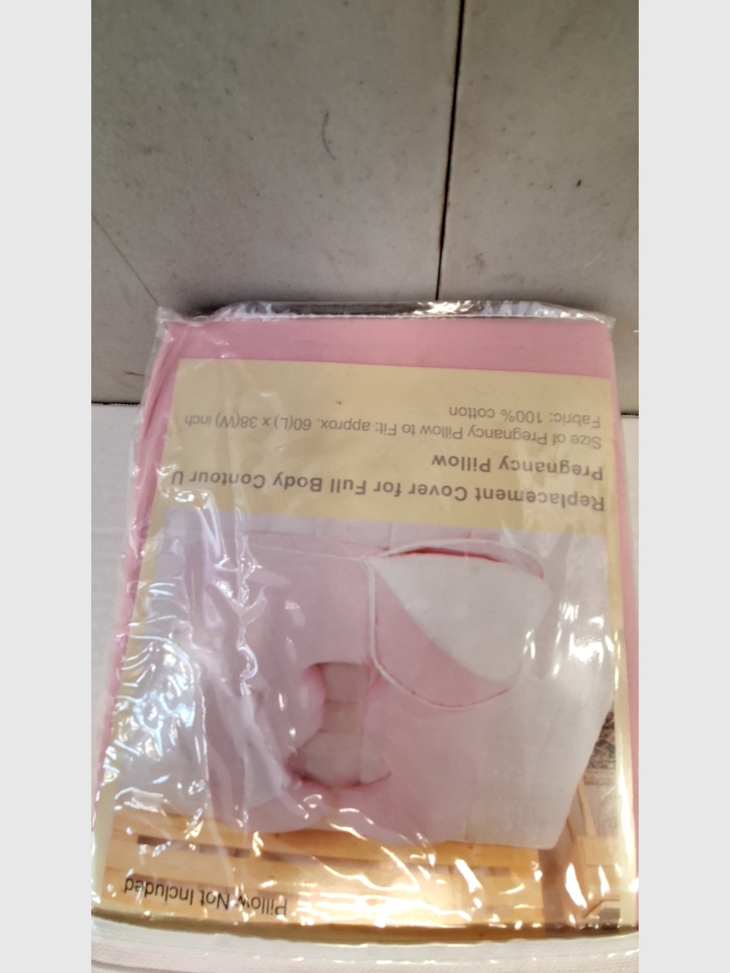 Item #801 — Pregnancy Full Body Pillow Cover Set, cover only photo 1 of 2