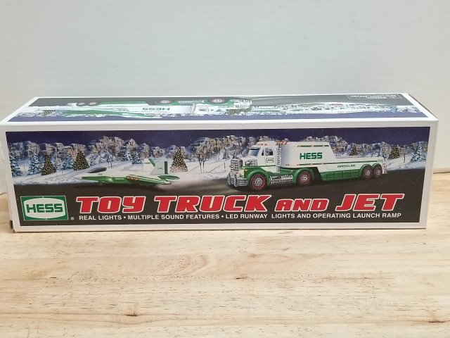 Item #22 — New HESS Toy Truck and Jet, lights and sounds,16 inch long photo 1 of 3