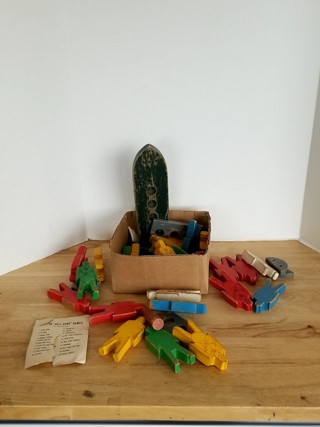 Item #251 — Vintage Bill Ding Wooden Game Set photo 1 of 5