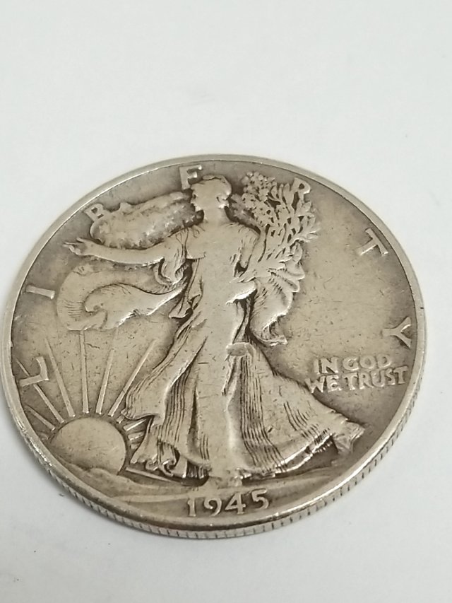 Item #17 — 1945 Walking Liberty Silver Half Dollar photo 1 of 2