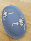 Item #260 — Blue Wedgwood Jasperware Set, tallest 6 inch photo 4 of 5