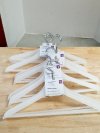 Item #344 — New Clear Plastic Hangers with Metal Hooks photo 1 of 2