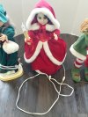 Item #258 — CHRISTMAS Dolls Trio, 2 are electric, tallest 30 inch photo 3 of 4