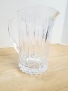 Item #161 — Crystal Glass Pitcher 8.5 inch tall photo 3 of 3