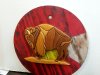 Item #28 — Intarsha Wood art sculpture, 24 inch photo 3 of 4