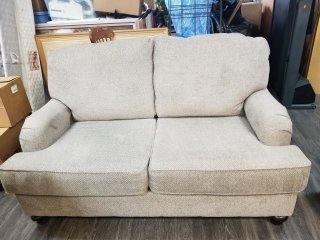 Item #36 — LOVESEAT, exc cond., approx 66 by 40 by 38 inch photo 1 of 4