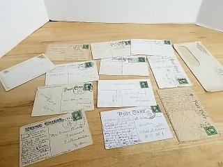 Item #89 — Vintage Naval Postcards, stamps, pin photo 12 of 12