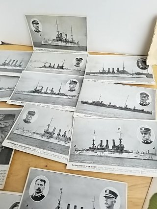 Item #89 — Vintage Naval Postcards, stamps, pin photo 9 of 12