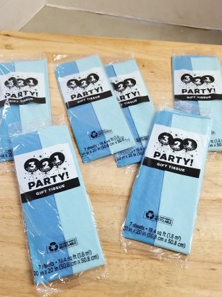 Item #330 — 321 Party Gift Tissue Packs photo 1 of 2