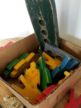 Item #251 — Vintage Bill Ding Wooden Game Set photo 3 of 5