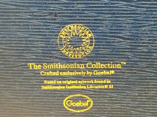 Item #27 — Smithsonian Goebel Floral Porcelain Dish, mint cond, 8 by 2 inch photo 5 of 5