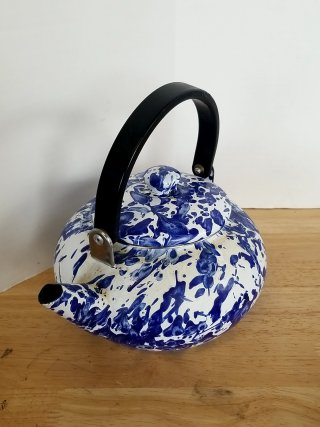Item #250 — Blue Speckled Enamel Kitchenware Set photo 2 of 4