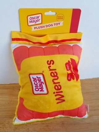 Item #309 — Oscar Mayer Wieners Plush Dog Toy