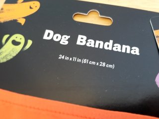 Item #272 — Halloween Dog Bandanas - Candy Inspector photo 3 of 3