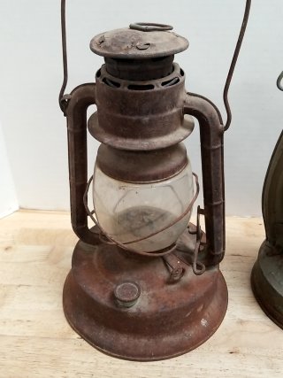 Item #3 — Two Vintage barn Lanterns photo 2 of 6