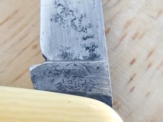 Item #49 — Vintage Office Knife, 8 in open photo 4 of 4