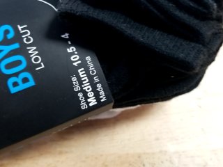 Item #315 — New Boys Black Low Cut Socks 12 Pack photo 2 of 2