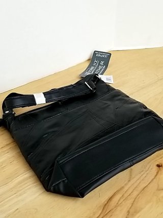 Item #139 — New Black Leather Crossbody Bag photo 3 of 3