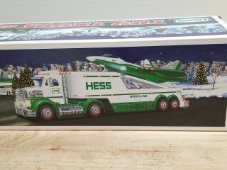 Item #22 — New HESS Toy Truck and Jet, lights and sounds,16 inch long photo 2 of 3