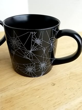Item #137 — New Black Spiderweb Mugs Set photo 2 of 2