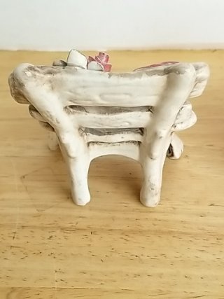 Item #195 — Miniature Well, Bench & Candle Set photo 5 of 6