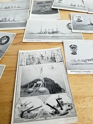 Item #89 — Vintage Naval Postcards, stamps, pin photo 7 of 12
