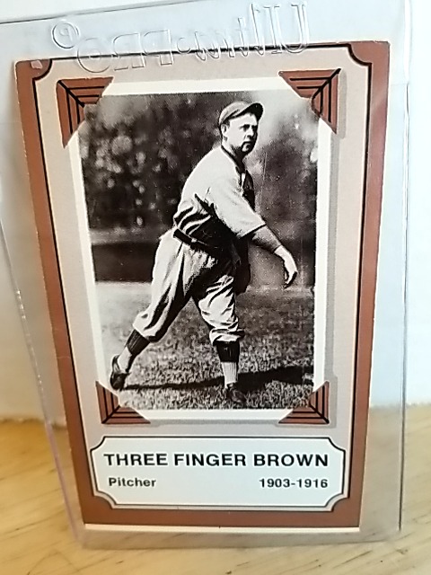 Item #37 — Three Finger Brown Baseball Card photo 1 of 2