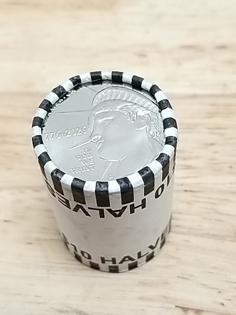 Item #15 — 1776-2026 $10 roll of half dollars photo 1 of 4