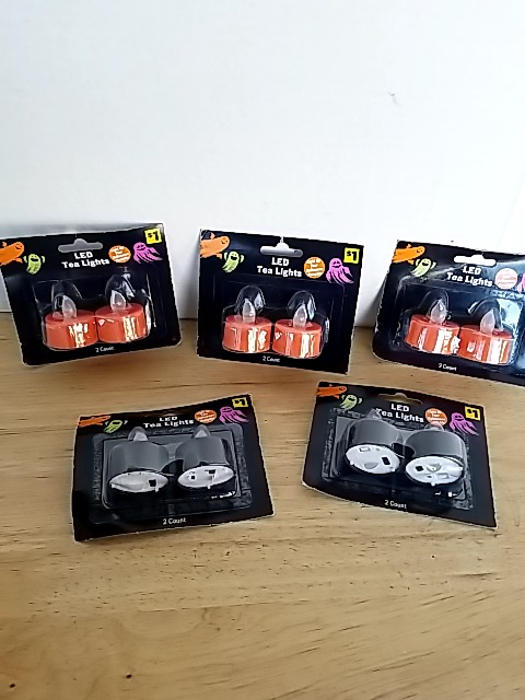 Item #455 — New Halloween LED Tea Lights photo 1 of 2
