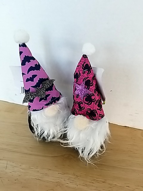 Item #440 — New Halloween Gnome Pair Each approx 5 inch