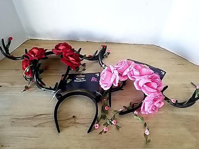 Item #251 — New Floral Antler Headbands photo 1 of 3