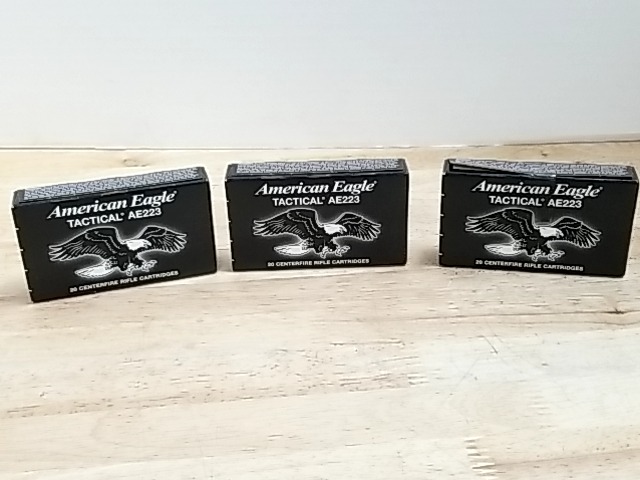 Item #3 — American eagle .223 REM ammo, 60 rounds, cant ship photo 1 of 3