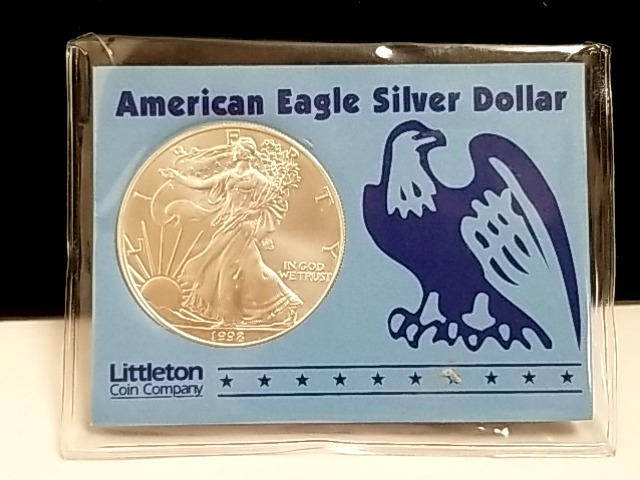 Item #85 — 1998 American Eagle Silver Dollar photo 1 of 2