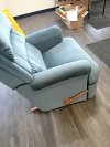 Item #156 — LAZY-BOY Rocker-recliner, approx 40 x 34 x 28 inch photo 4 of 5