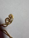 Item #154 — Marked 14kt gold pendant and chain necklace photo 3 of 4