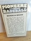 Item #37 — Three Finger Brown Baseball Card photo 2 of 2