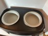 Item #107 — Adjustable dog feeding stand photo 2 of 6