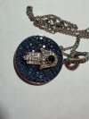Item #152 — Sterling silver necklace with hands Hand if Fantima photo 2 of 4