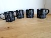 Item #87 — New Spiderweb Black Mugs Set photo 1 of 2