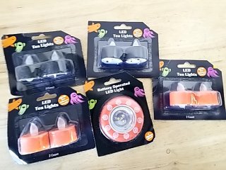 Item #126 — New LED Tea Lights Halloween Pack