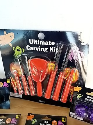 Item #432 — New Halloween Carving Kit & LED Lights photo 2 of 5