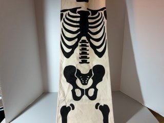Item #511 — Skeleton Halloween Banner 6 ft photo 2 of 3